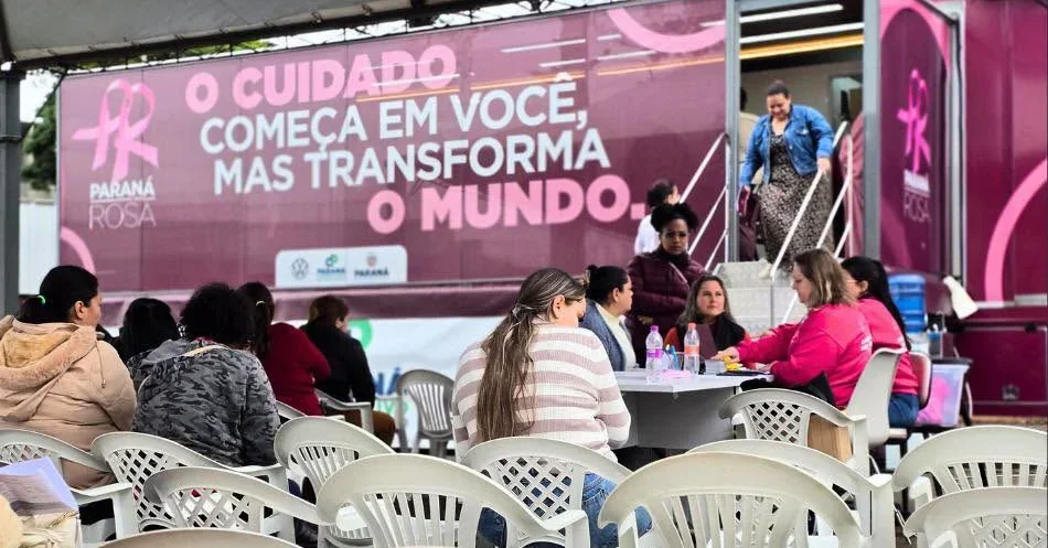 Carreta da Saúde da Mulher inicia atendimentos em Rolândia e deve realizar 180 exames