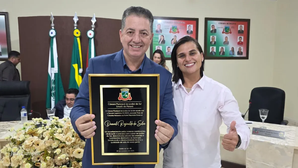 Cobra Repórter é homenageado com título de Cidadão Honorário de Jundiaí do Sul