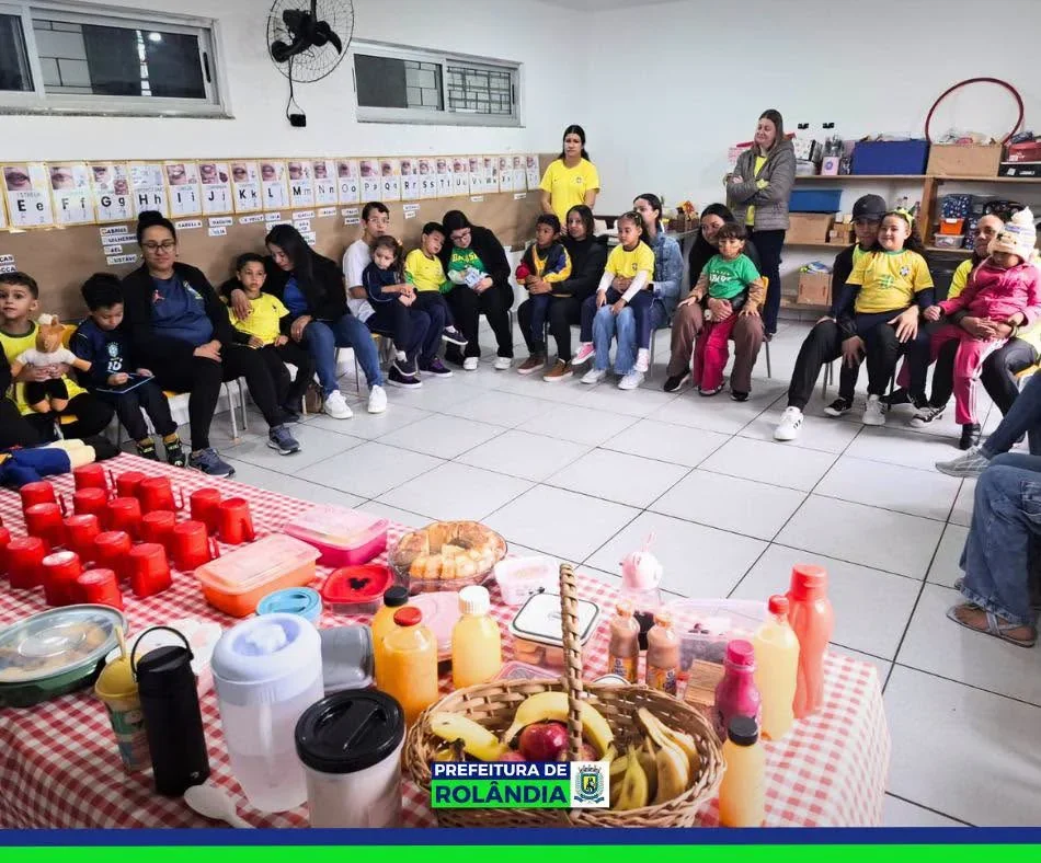 CMEI de Londrina reúne famílias e crianças em ação de educação ambiental e revitalização de espaços