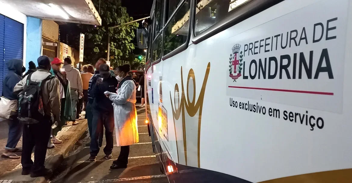 Onda de frio reforça Operação Noite Fria em Londrina; mais de 1,1 mil atendimentos já foram realizados