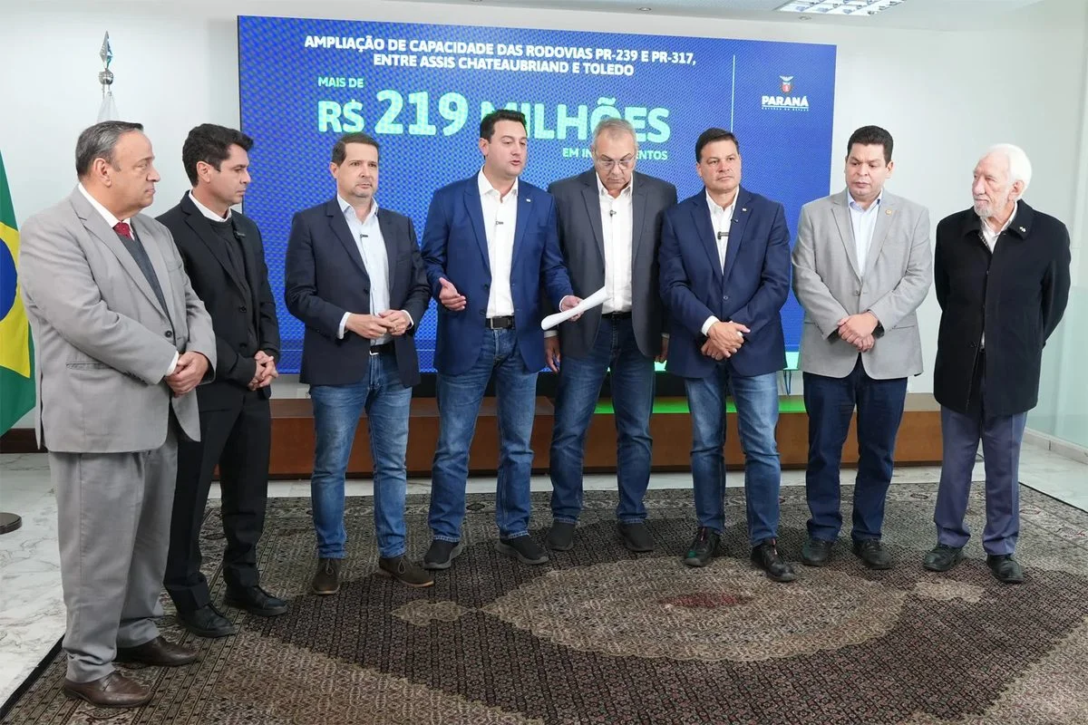 Arapongas recebe R$ 24,9 milhões do Governo do Paraná para recapeamento e melhorias urbanas