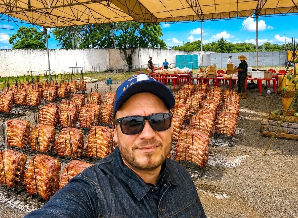 Assadores de Londrina e do Paraná participam de festival que busca recorde mundial de costela fogo de chão