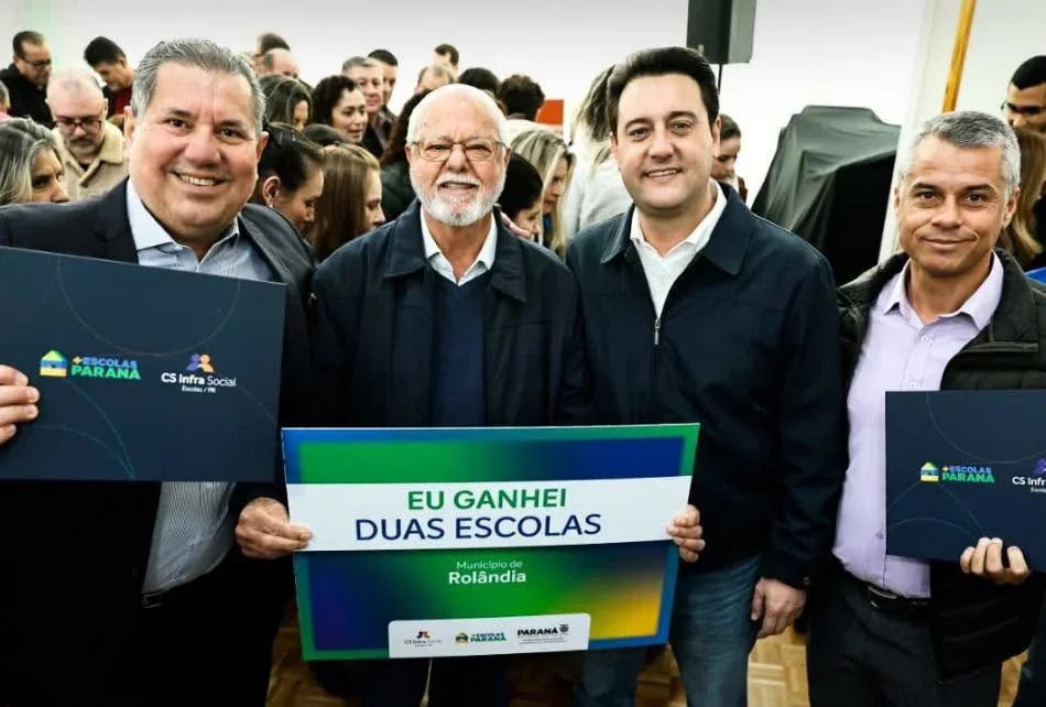 Rolândia vai ganhar dois novos colégios estaduais com investimento de R$ 41,3 milhões