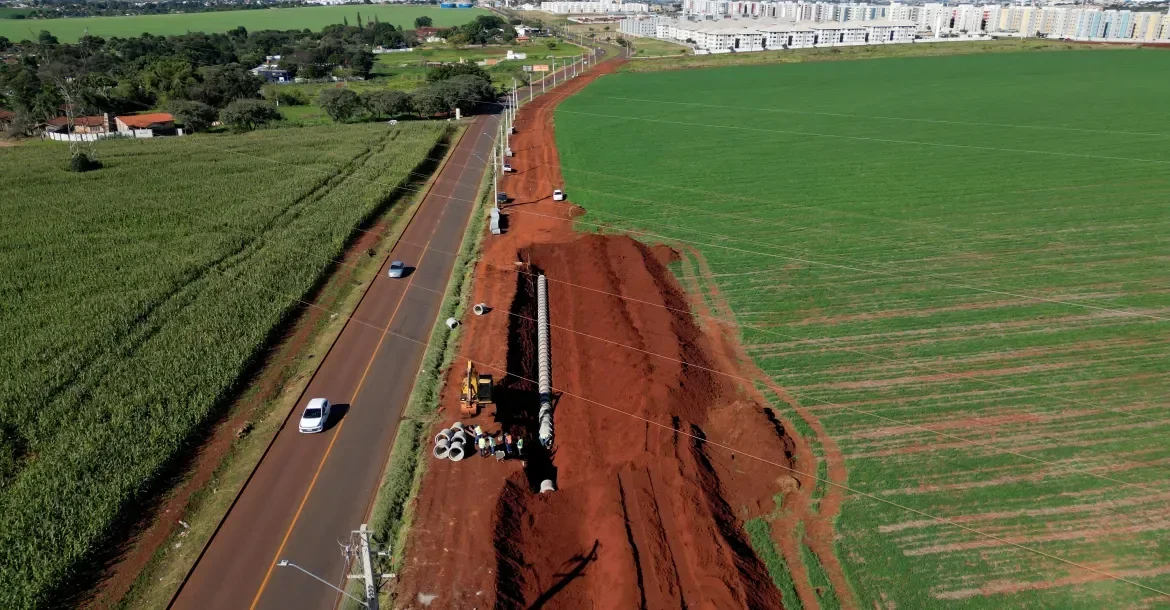 Duplicação da Avenida Saul Elkind avança e promete transformar ligação entre Londrina e Cambé
