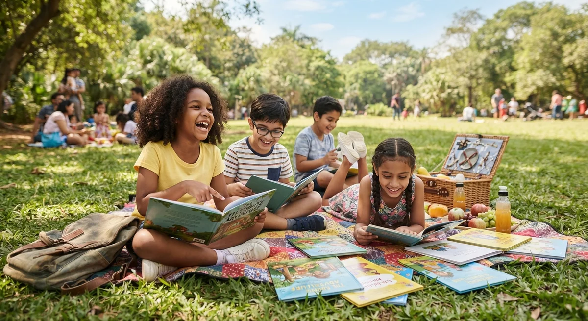 Piquenique literário leva cultura e lazer gratuitos às férias em Londrina