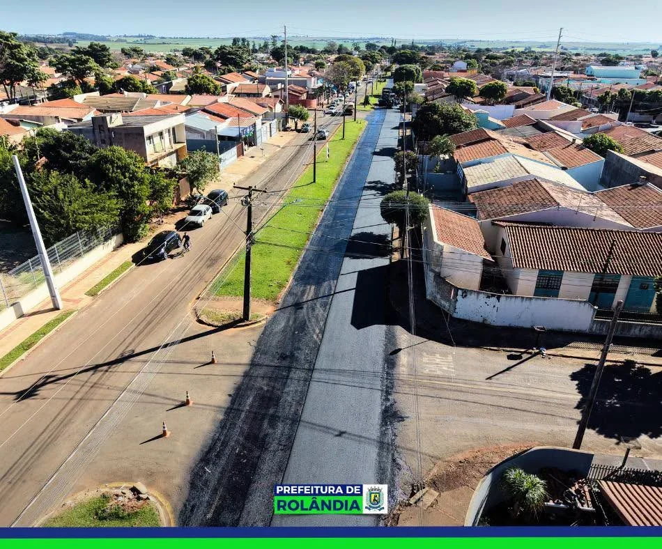 Recape da Avenida Adelaide Farina começa em Rolândia e deve melhorar ligação entre três bairros